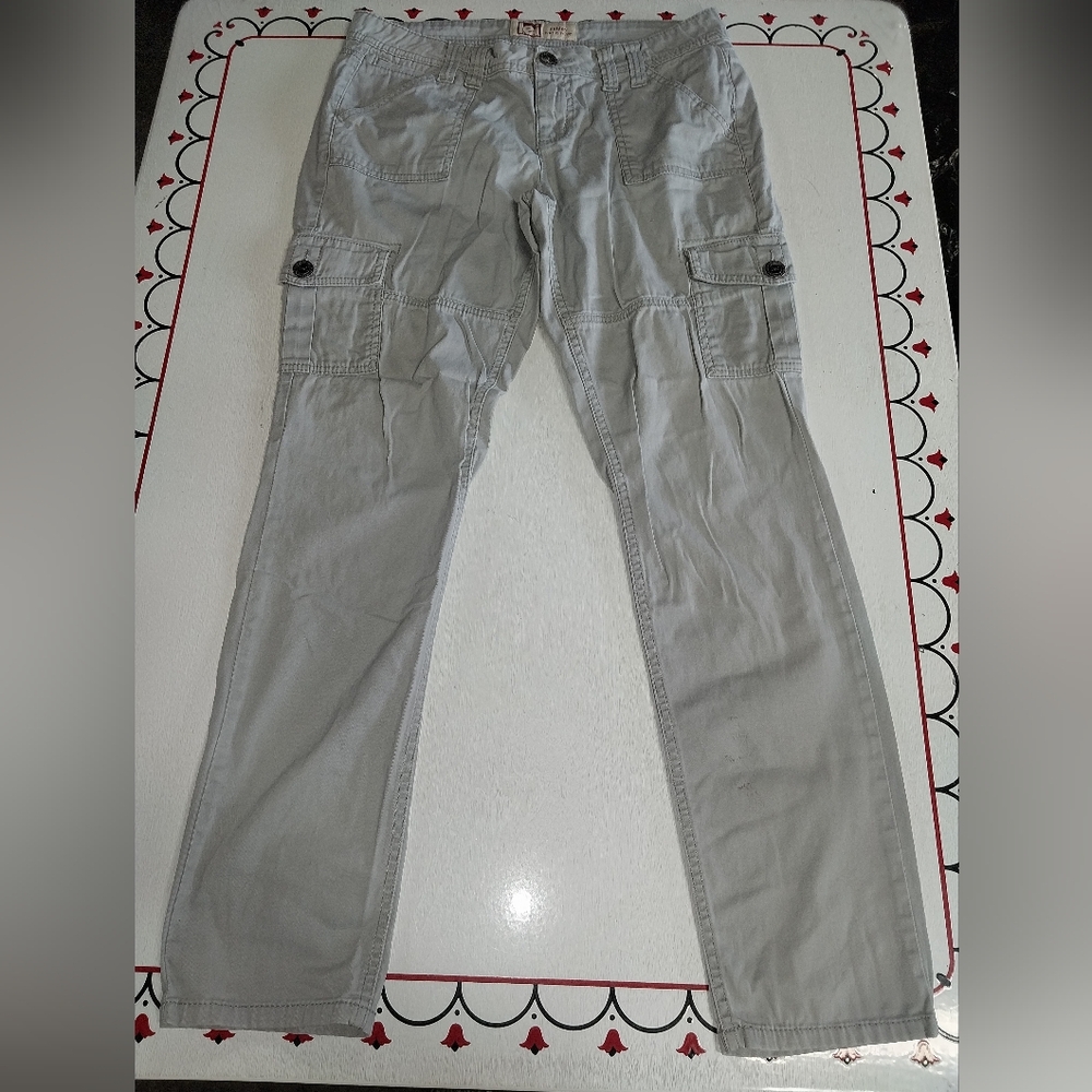 lei Gray Cargo Pants Ashley Lowrise Skinny